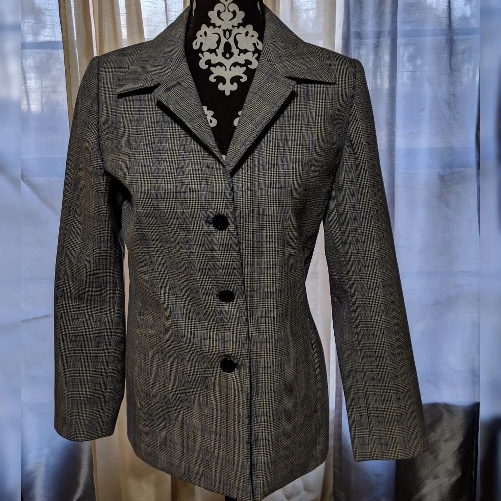Vintage Pendleton 100% Virgin Wool Plaid Blazer - Picture 2 of 7